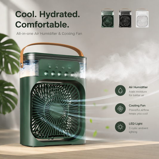 Personal Humidifier & Cooling Fan